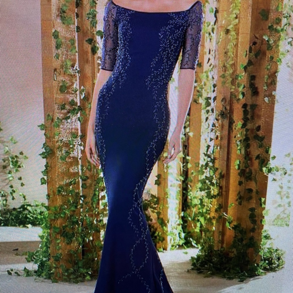MGNY Navy dress! Never worn!